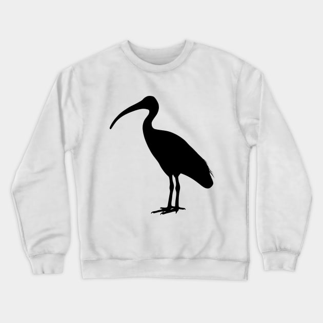 Silhouette Bin Chicken Crewneck Sweatshirt by BinChickenBaby